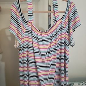 NWOT Lane Bryant multicolor top